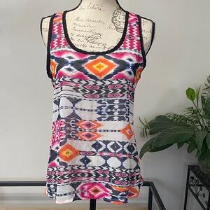 Chiffon tank flyaway back